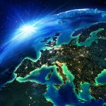 europe from space