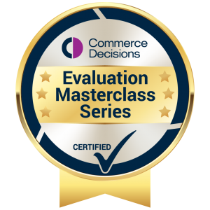 Evaluation Masterclass Series Certified Badge