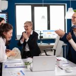 victorious overjoyed diverse supplier reaction to winning government contract